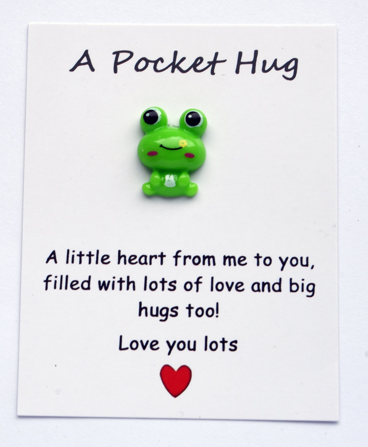 Frog pocket hug
