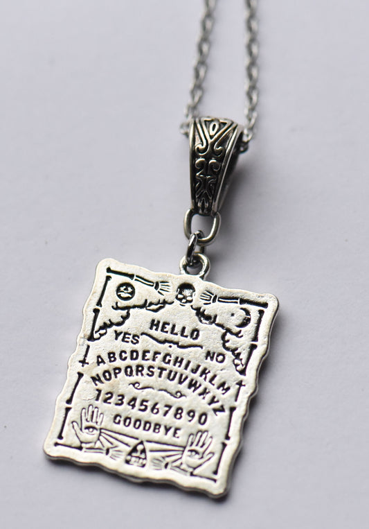 Ouija necklace and a 18 inch stainless steel chain