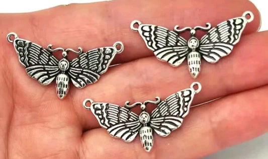 Moth charms 5pk