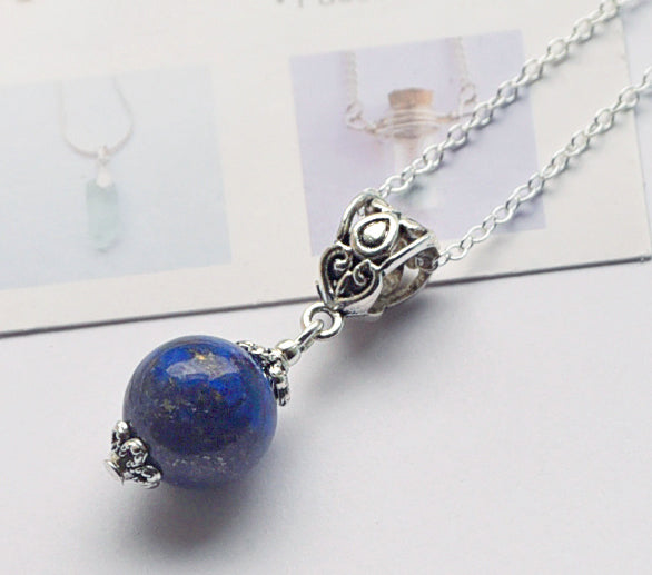 Lapis Lazuli bead necklace